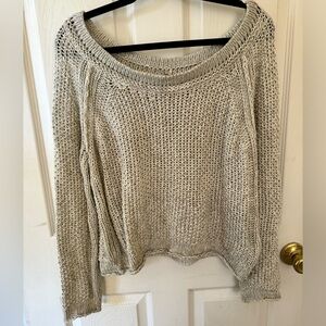 Free People knit loose fit sweater small